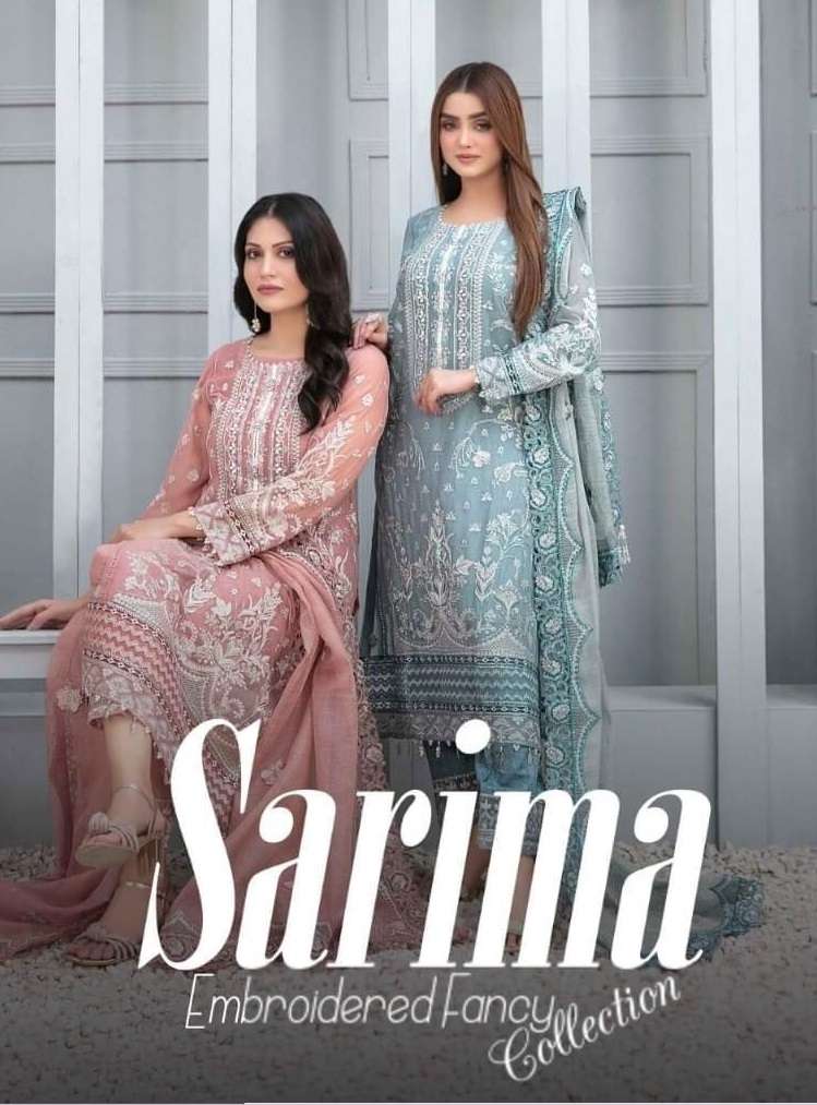 Sarima Embroidered Fancy 2024 Open Pic by Tawakkal 